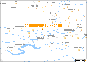 map of Gaghma Pirveli Khorga