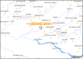 map of Gaghma Zanat\