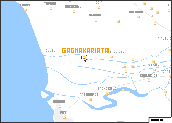 map of Gagma-Kariata