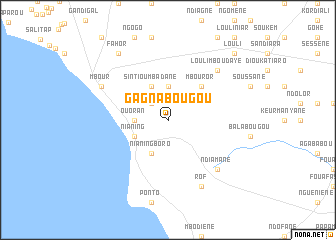 map of Gagnabougou