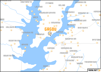 map of Gagou