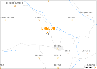map of Gagovo