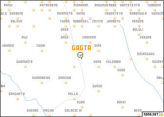 map of Gagta