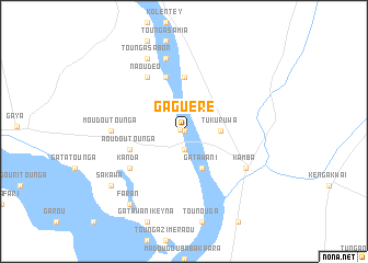 map of Gaguéré