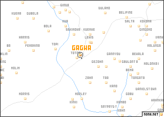 map of Gagwa