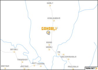 map of Gahabli