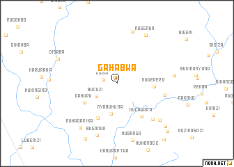 map of Gahabwa