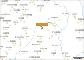 map of Gahama