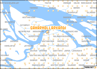 map of Gahar Mollar Kāndi