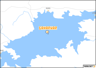 map of Gaharwār