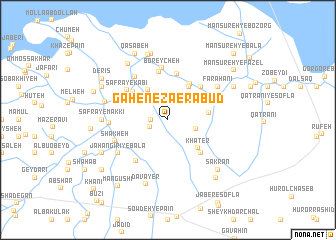 map of Gāhen-e Zā\
