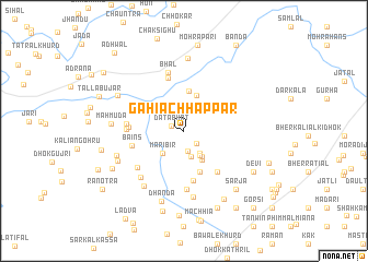 map of Gāhia Chhappar