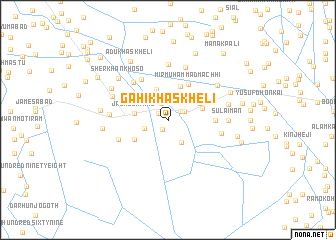 map of Gāhi Khāskheli