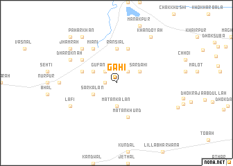 map of Gāhi