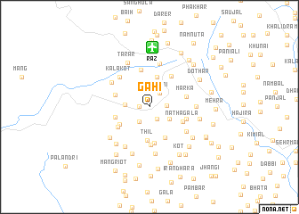 map of Gāhi