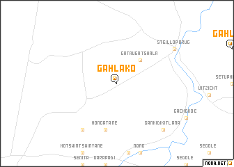 map of Ga-Hlako