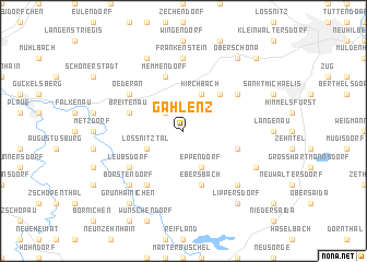 map of Gahlenz