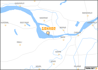map of Gahmar