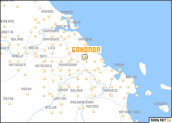 map of Gahonon