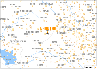 map of Gahotan