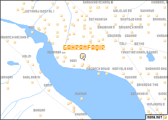 map of Gahrām Faqīr