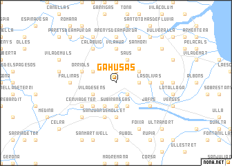 map of Gahusas