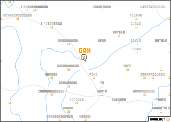 map of Gah