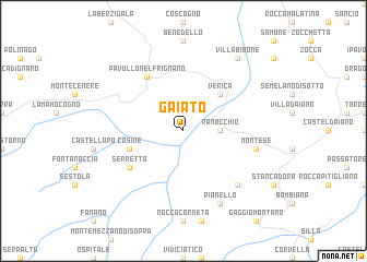 map of Gaiato