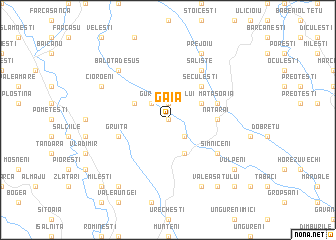 map of Gaia