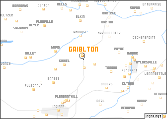 map of Gaiblton