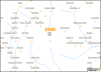 map of Gaïbo