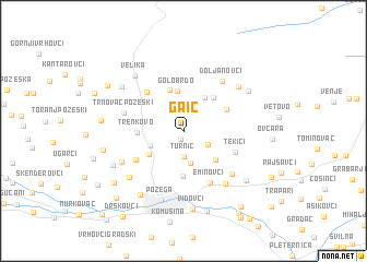 map of Gaić