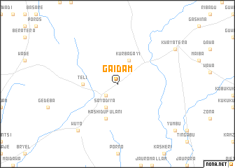 map of Gaidam