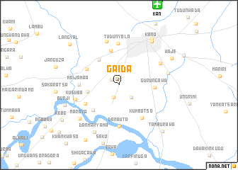 map of Gaida