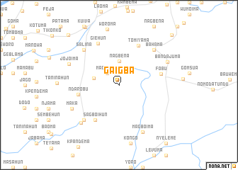 map of Gaigba