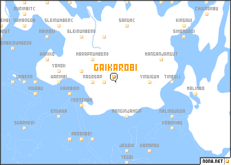 map of Gaikarobi