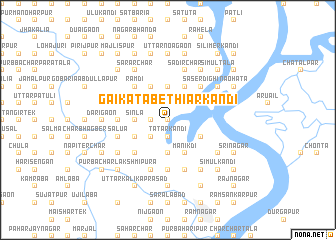 map of Gāikāta Bethiār Kāndi