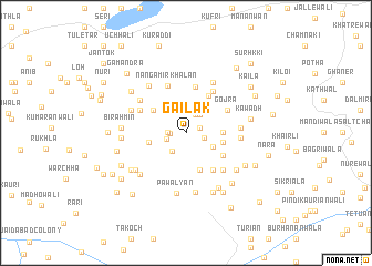 map of Gailak