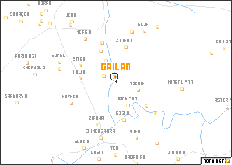 map of Gailan