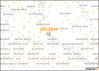 map of Gaildorf