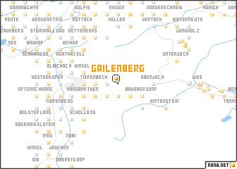 map of Gailenberg