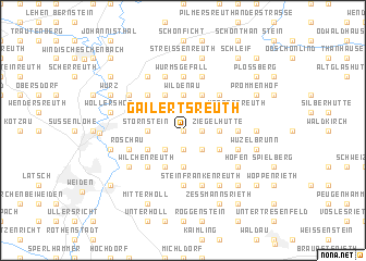 map of Gailertsreuth