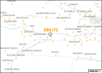 map of Gailitz