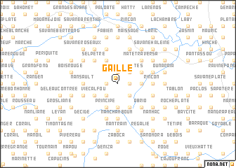 map of Gaille