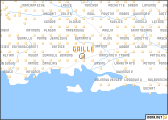 map of Gaillé