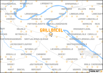 map of Gailloncel