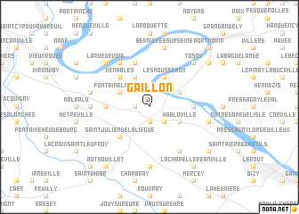 map of Gaillon