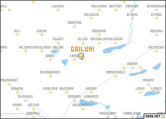 map of Gailumi