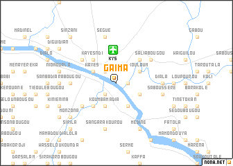 map of Gaima