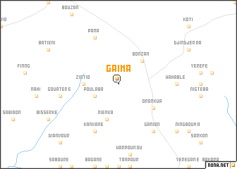 map of Gaïma